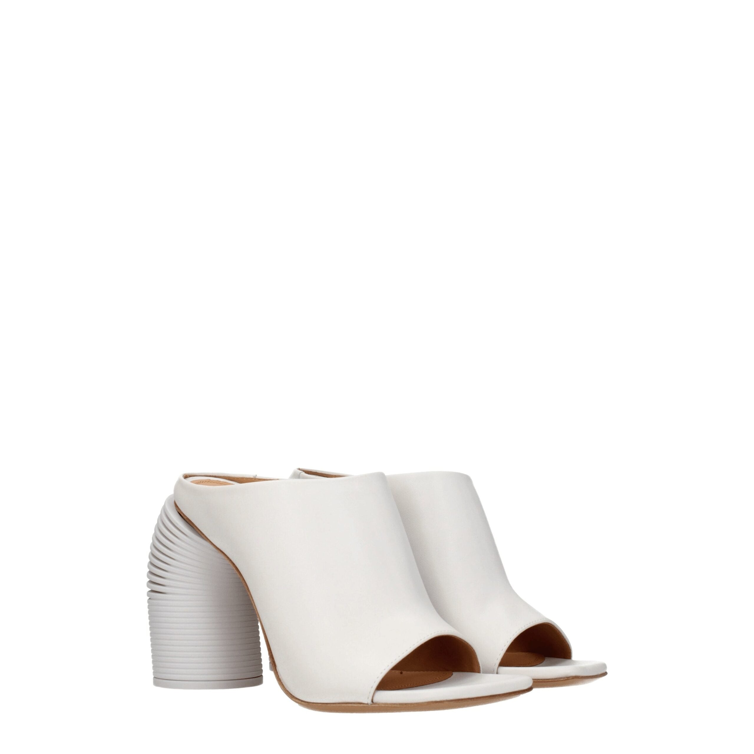 Off-White White Leather Sandal