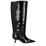Ganni Black Leather Boot