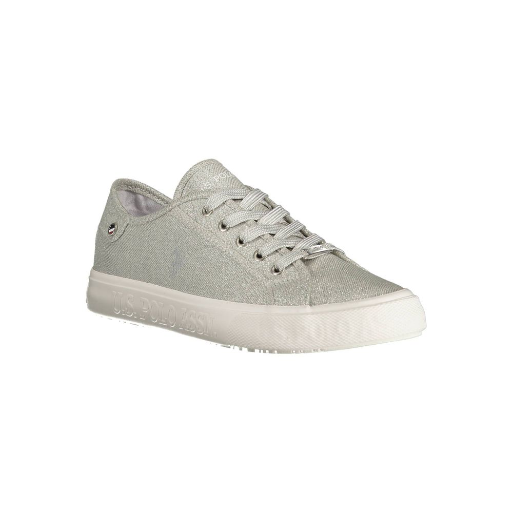 U.S. POLO ASSN. Gray Polyester Sneaker - ACCEXO