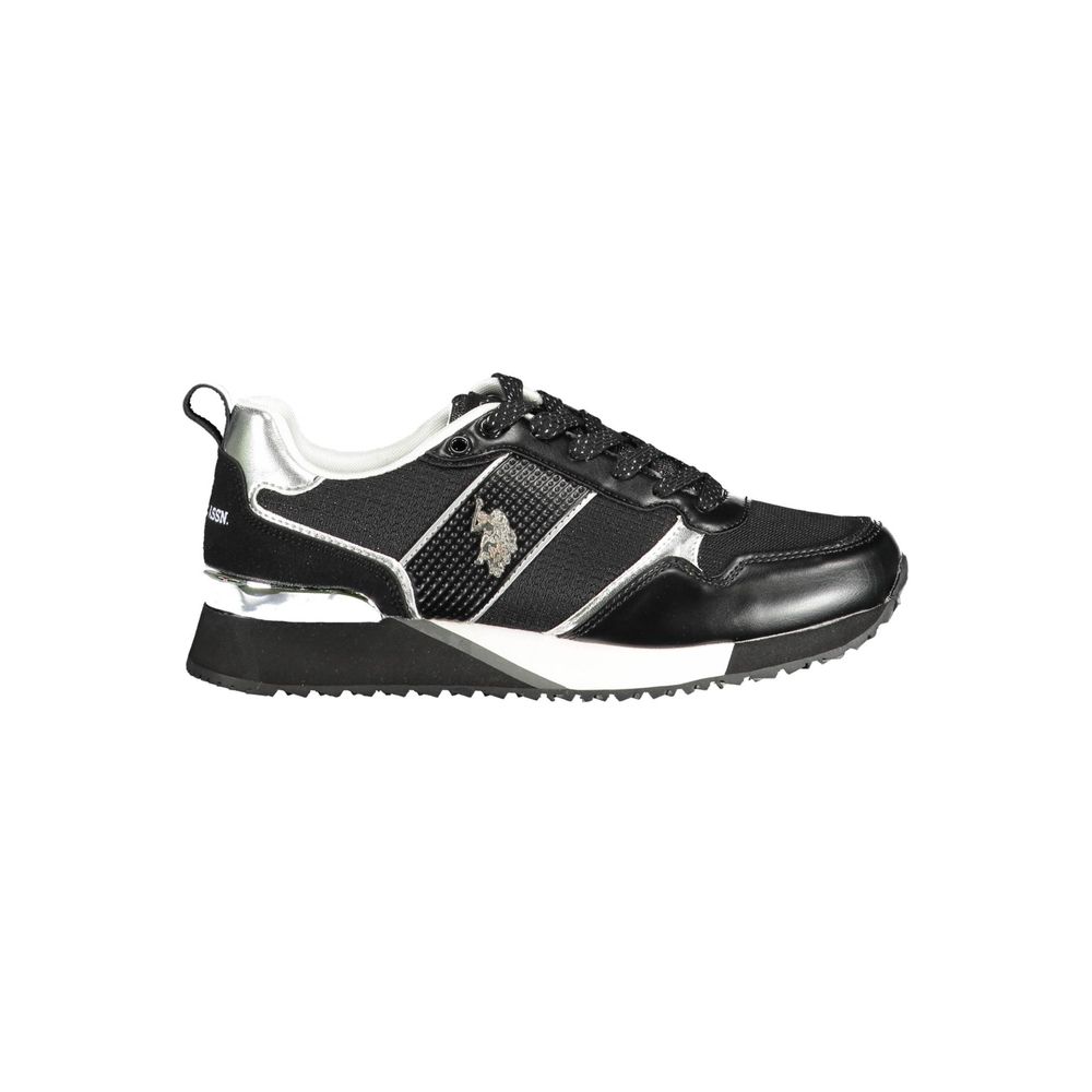 U.S. POLO ASSN. White Polyester Sneaker - ACCEXO