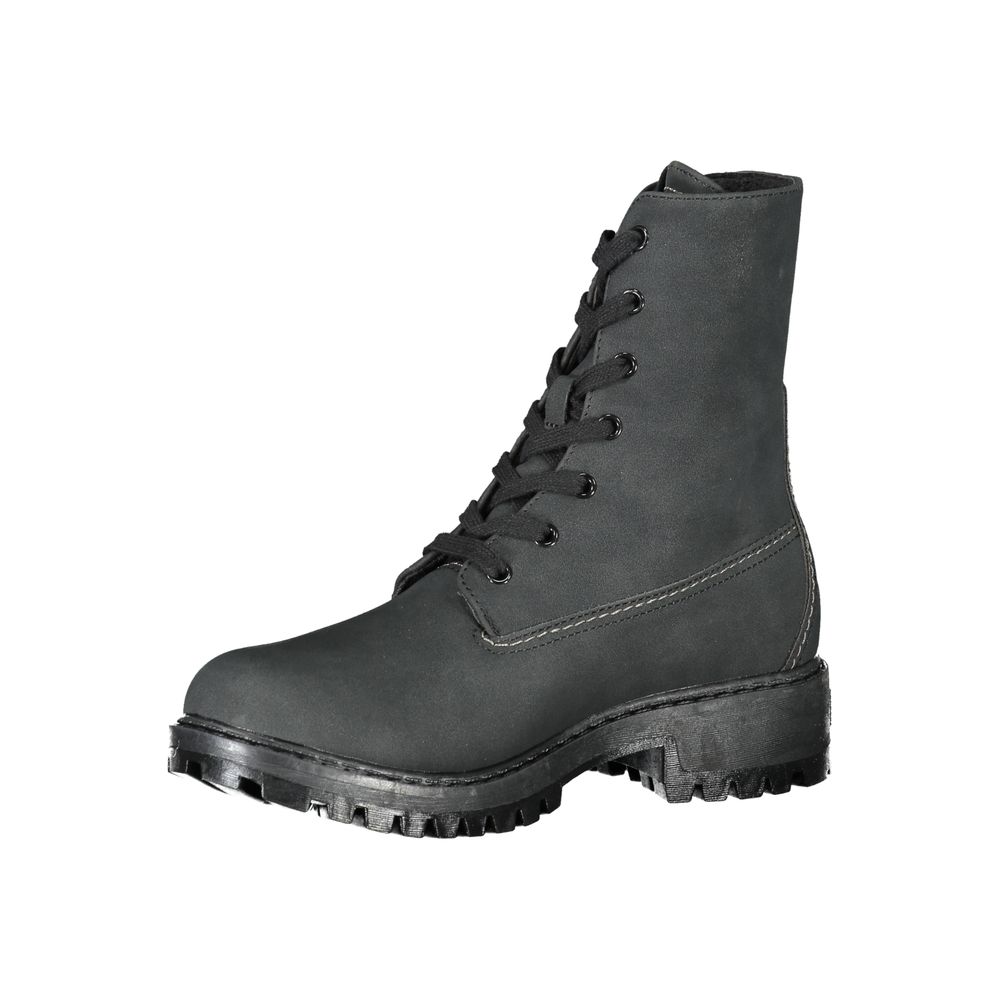 U.S. POLO ASSN. Black Polyester Boot - ACCEXO