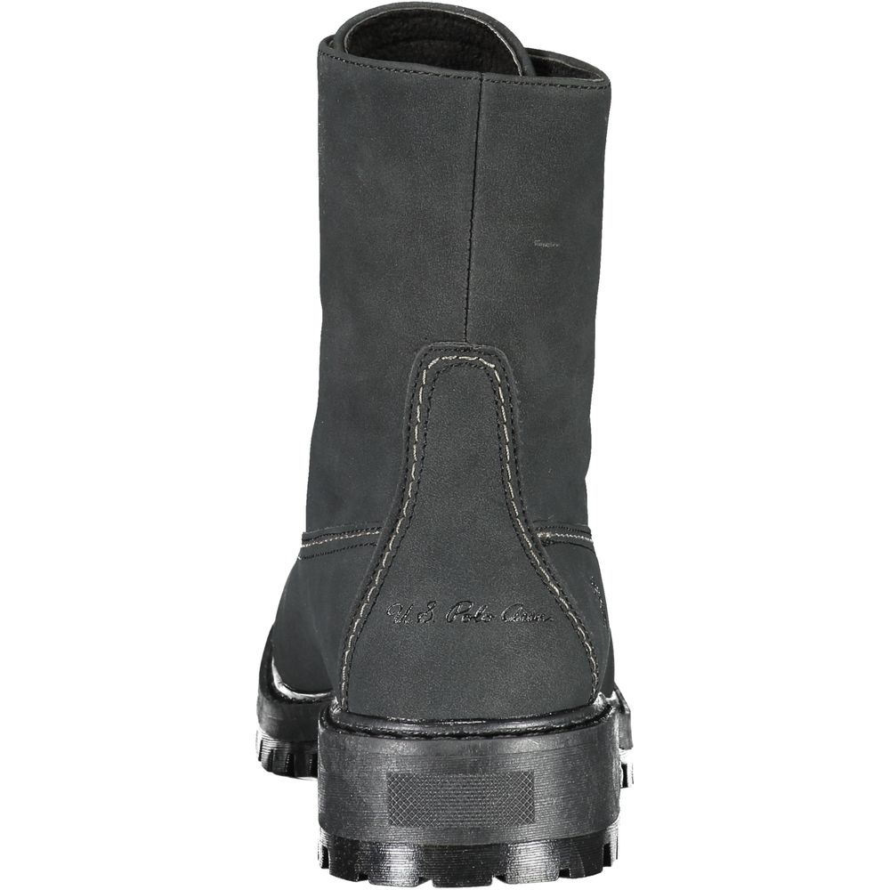U.S. POLO ASSN. Black Polyester Boot - ACCEXO