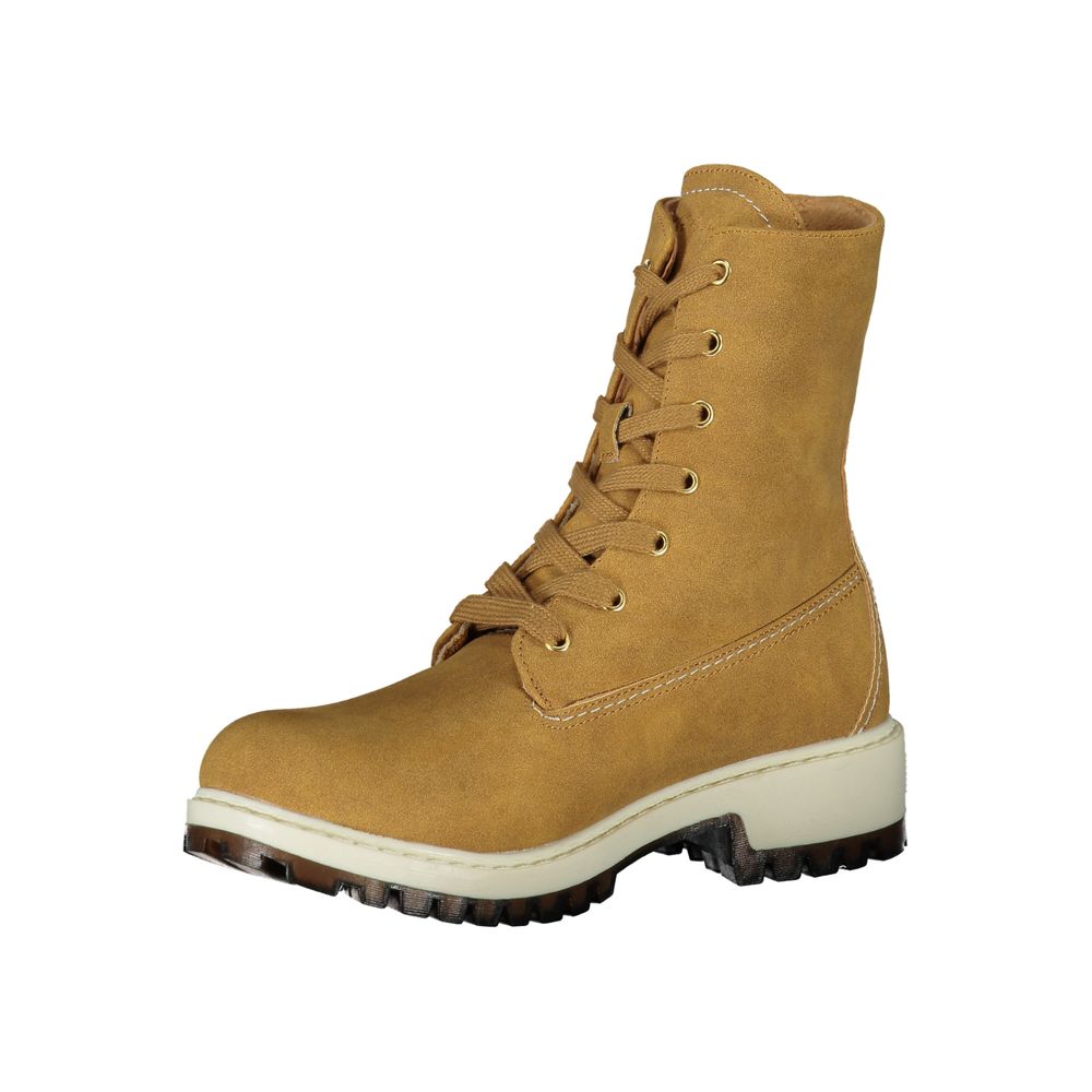 U.S. POLO ASSN. Brown Polyester Boot - ACCEXO