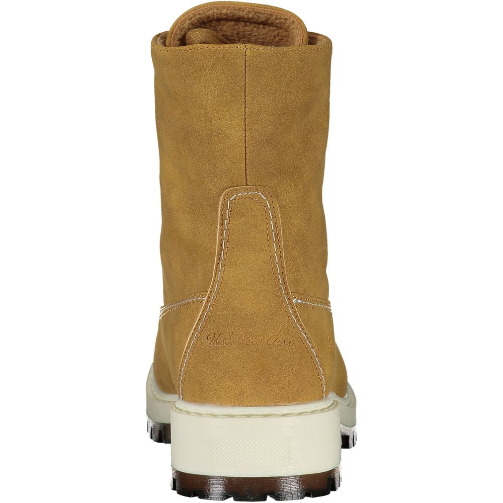 U.S. POLO ASSN. Brown Polyester Boot - ACCEXO