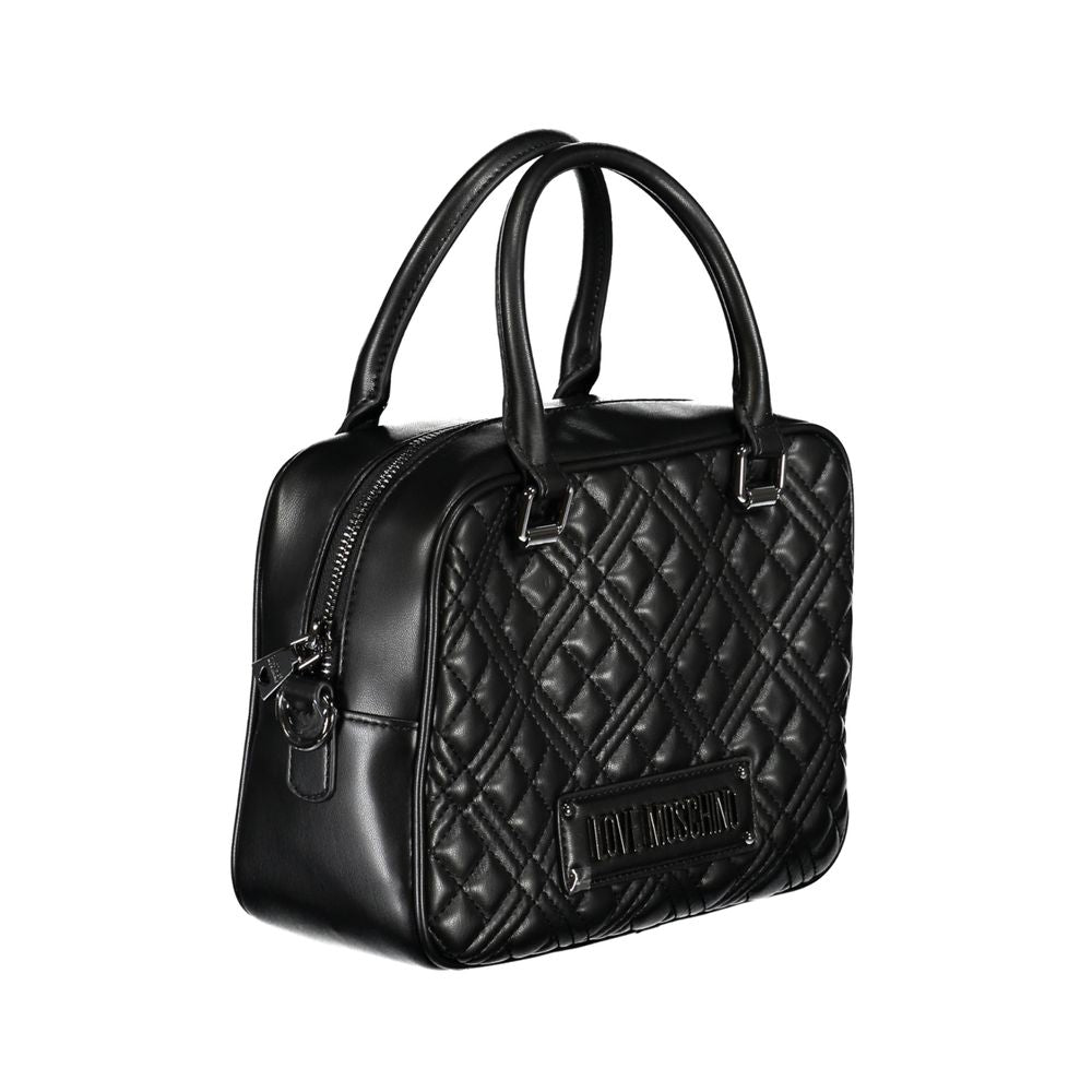 Love Moschino Black Polyethylene Handbag - ACCEXO