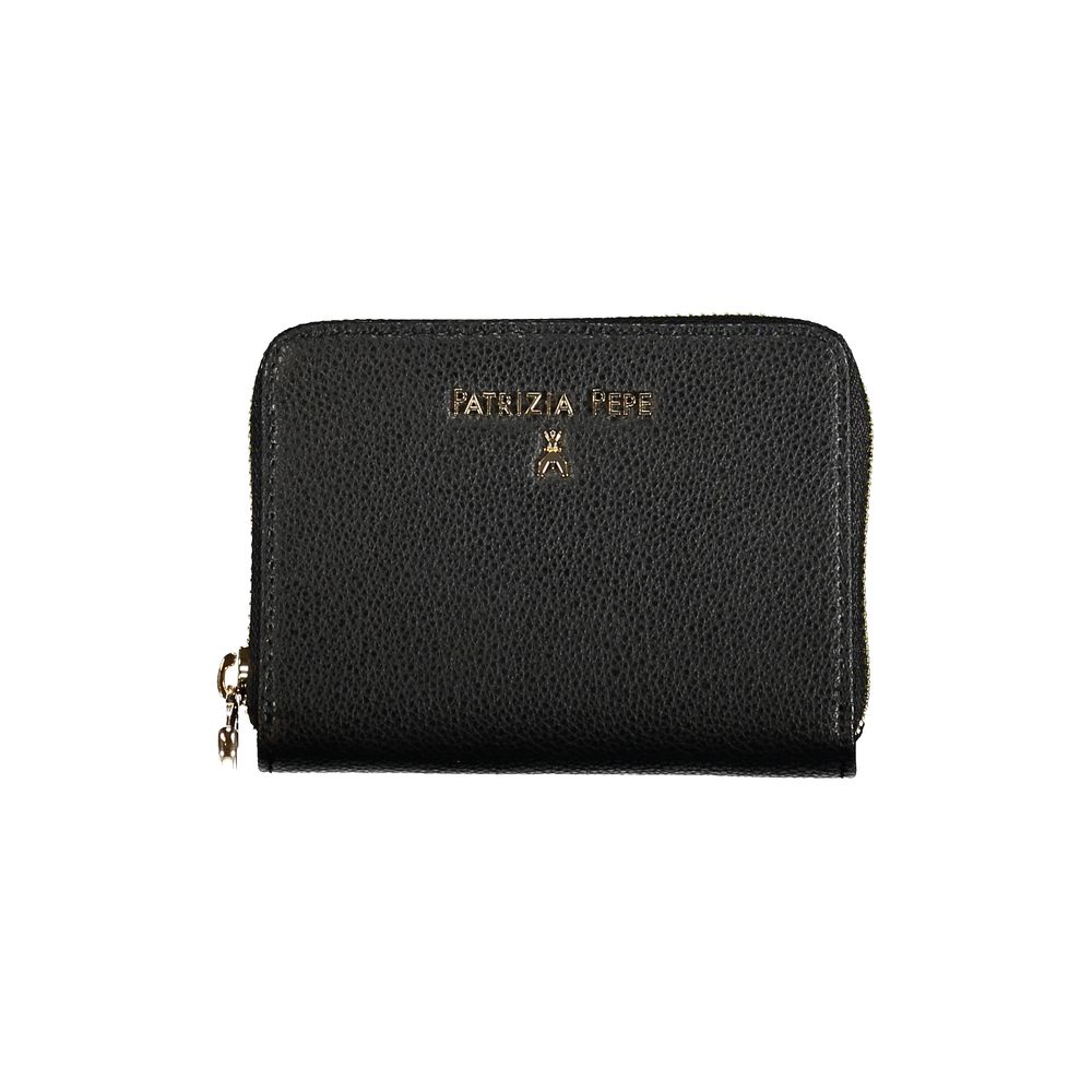 Patrizia Pepe Black Leather Wallet - ACCEXO