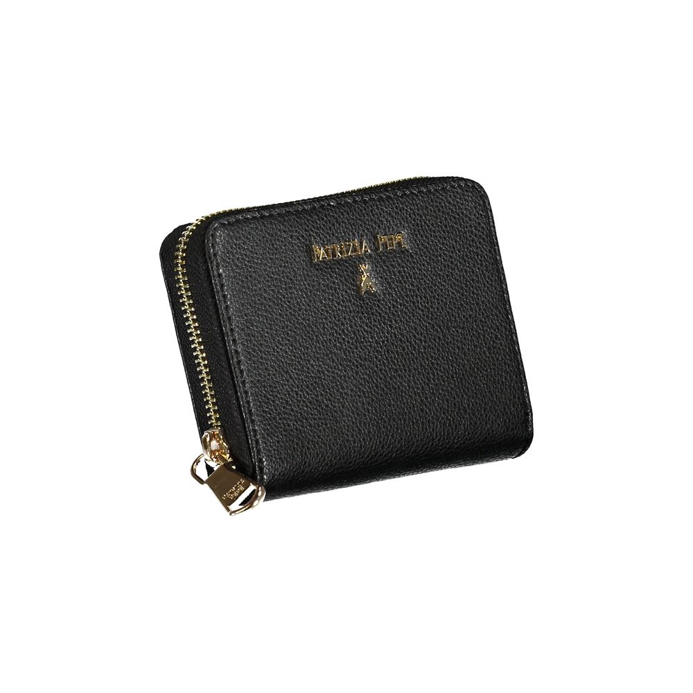 Patrizia Pepe Black Leather Wallet - ACCEXO