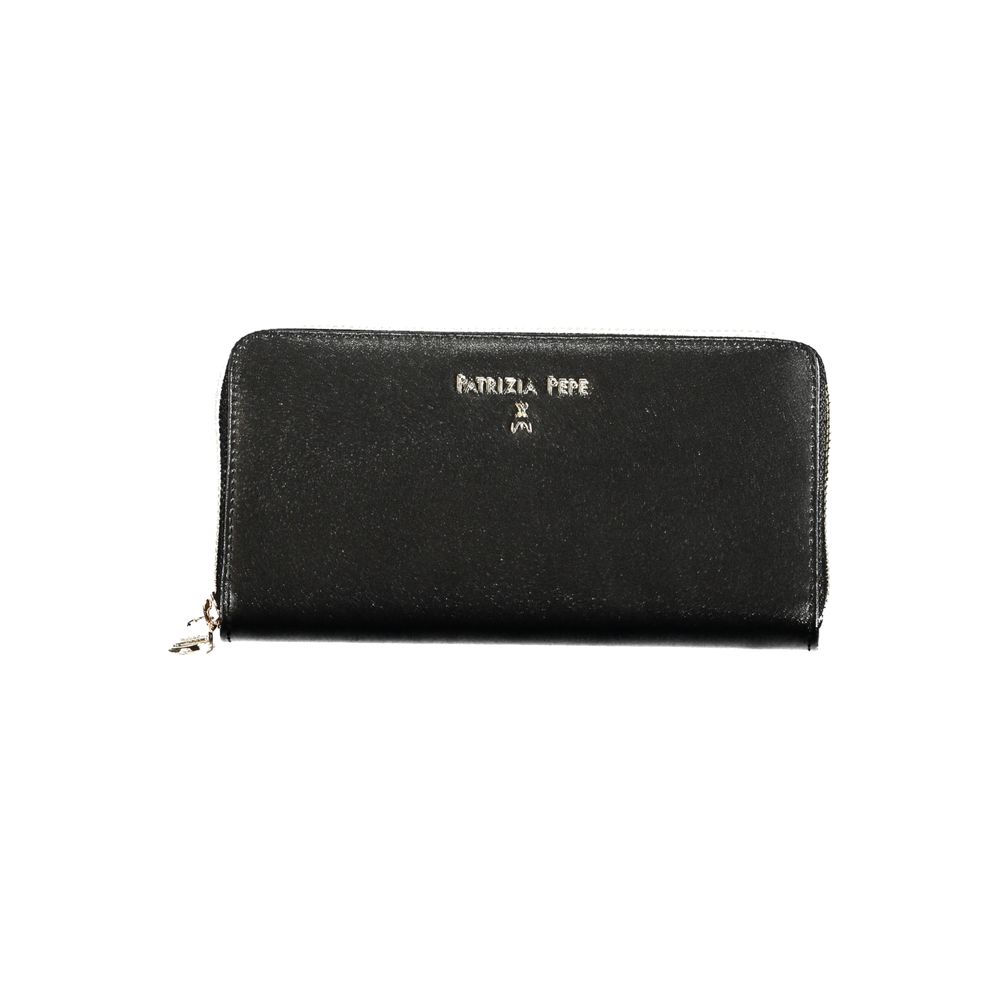 Patrizia Pepe Black Leather Wallet - ACCEXO
