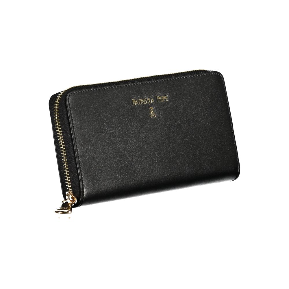 Patrizia Pepe Black Leather Wallet - ACCEXO