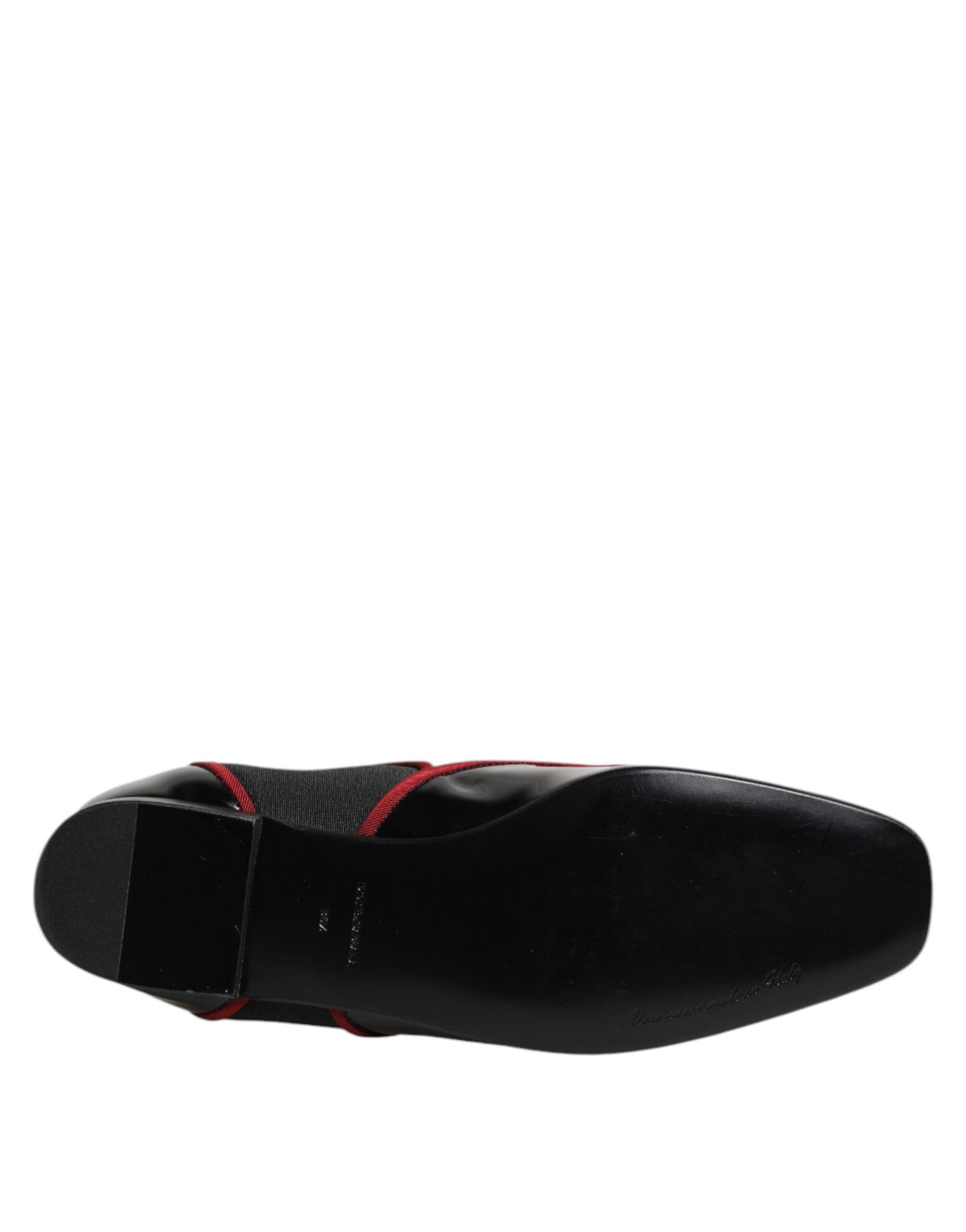 Dolce & Gabbana Black Jackie Buttoned Chelsea Boots Shoes - ACCEXO