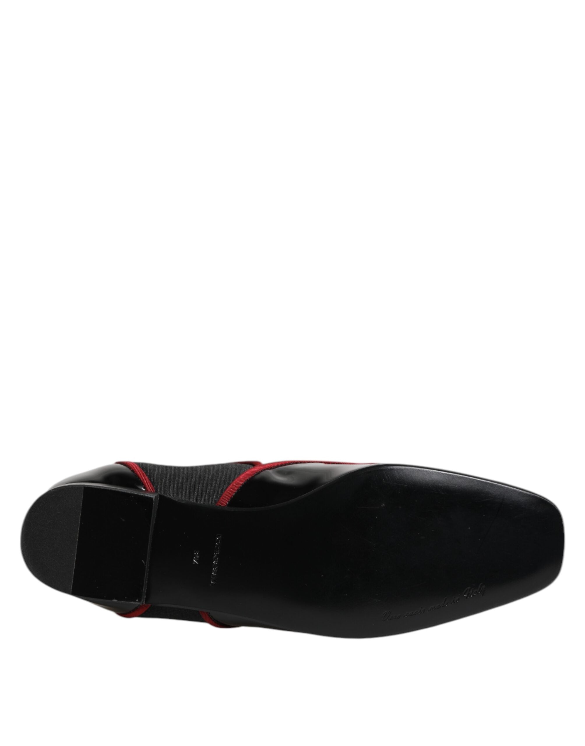 Dolce & Gabbana Black Jackie Buttoned Chelsea Boots Shoes - ACCEXO