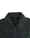 Elegant Gray Cotton Button Down Shirt