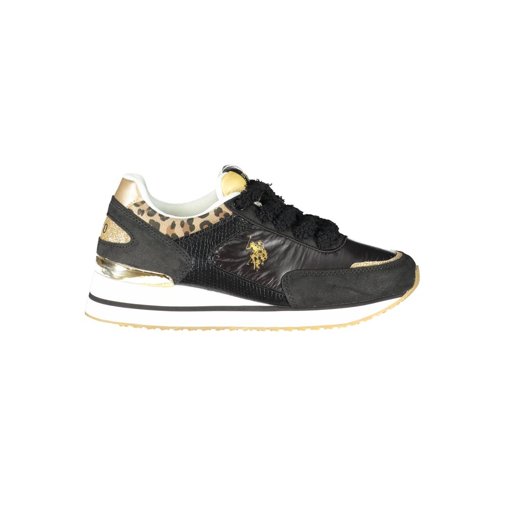 U.S. POLO ASSN. Black Polyester Sneaker - ACCEXO
