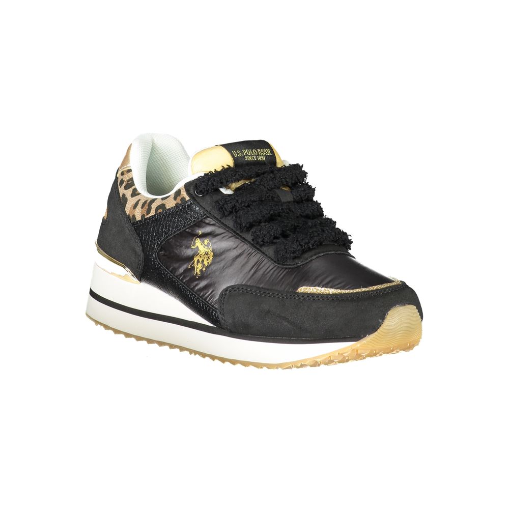 U.S. POLO ASSN. Black Polyester Sneaker - ACCEXO