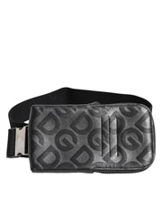 Dolce & Gabbana Gray DG Logo Mania Purse Phone Belt Waist Men Borse Bag - ACCEXO