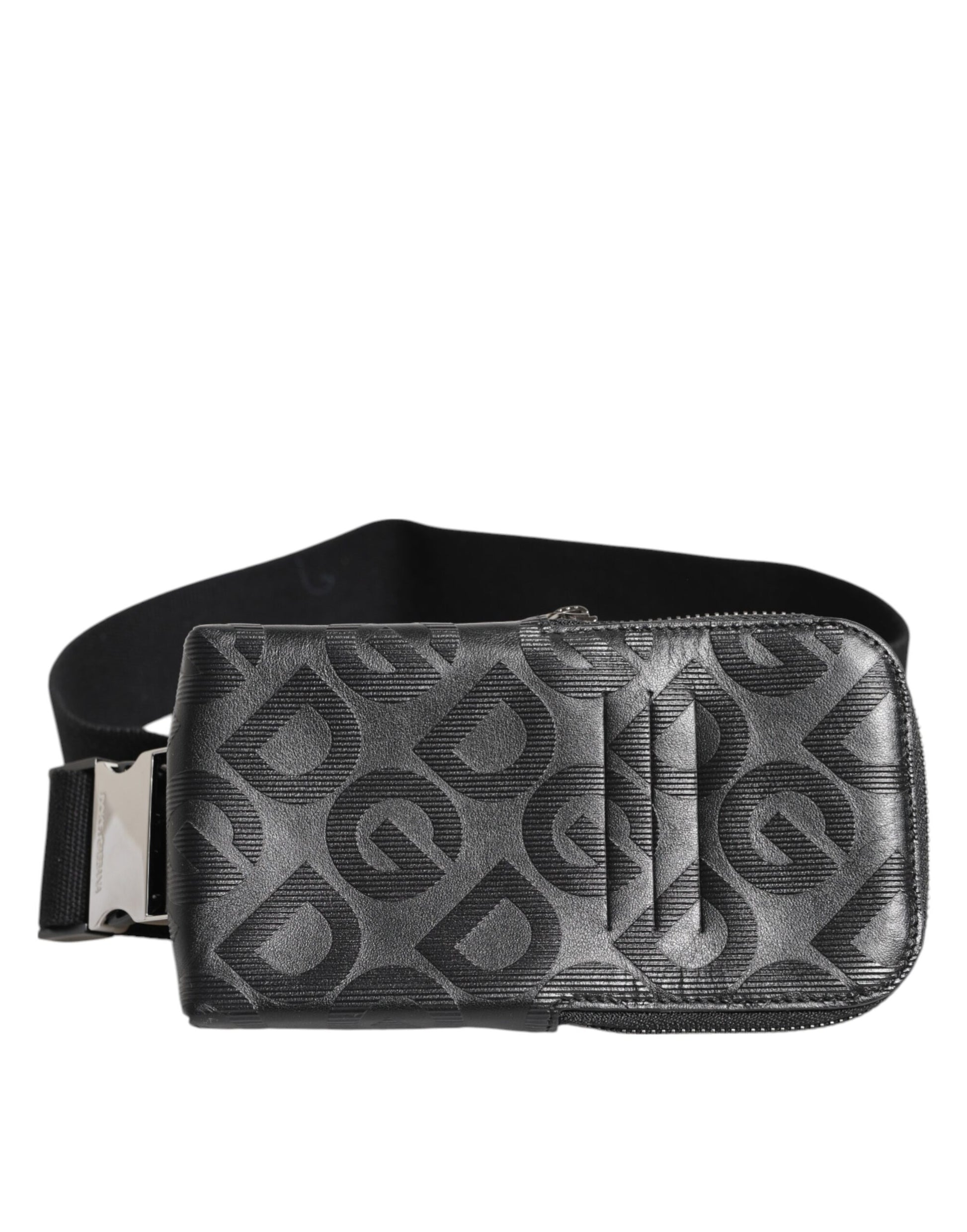 Dolce & Gabbana Gray DG Logo Mania Purse Phone Belt Waist Men Borse Bag - ACCEXO