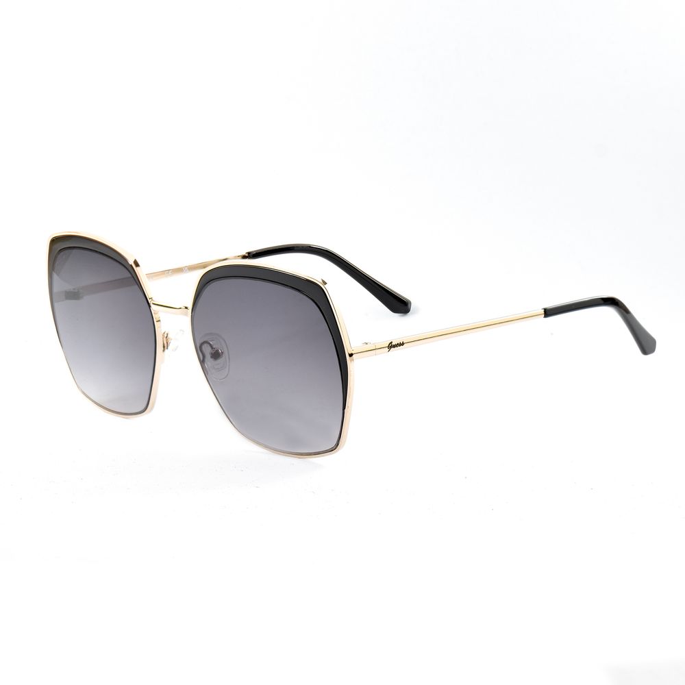 Guess Premium Gold Metal Women Sunglasses w/ UV Protection