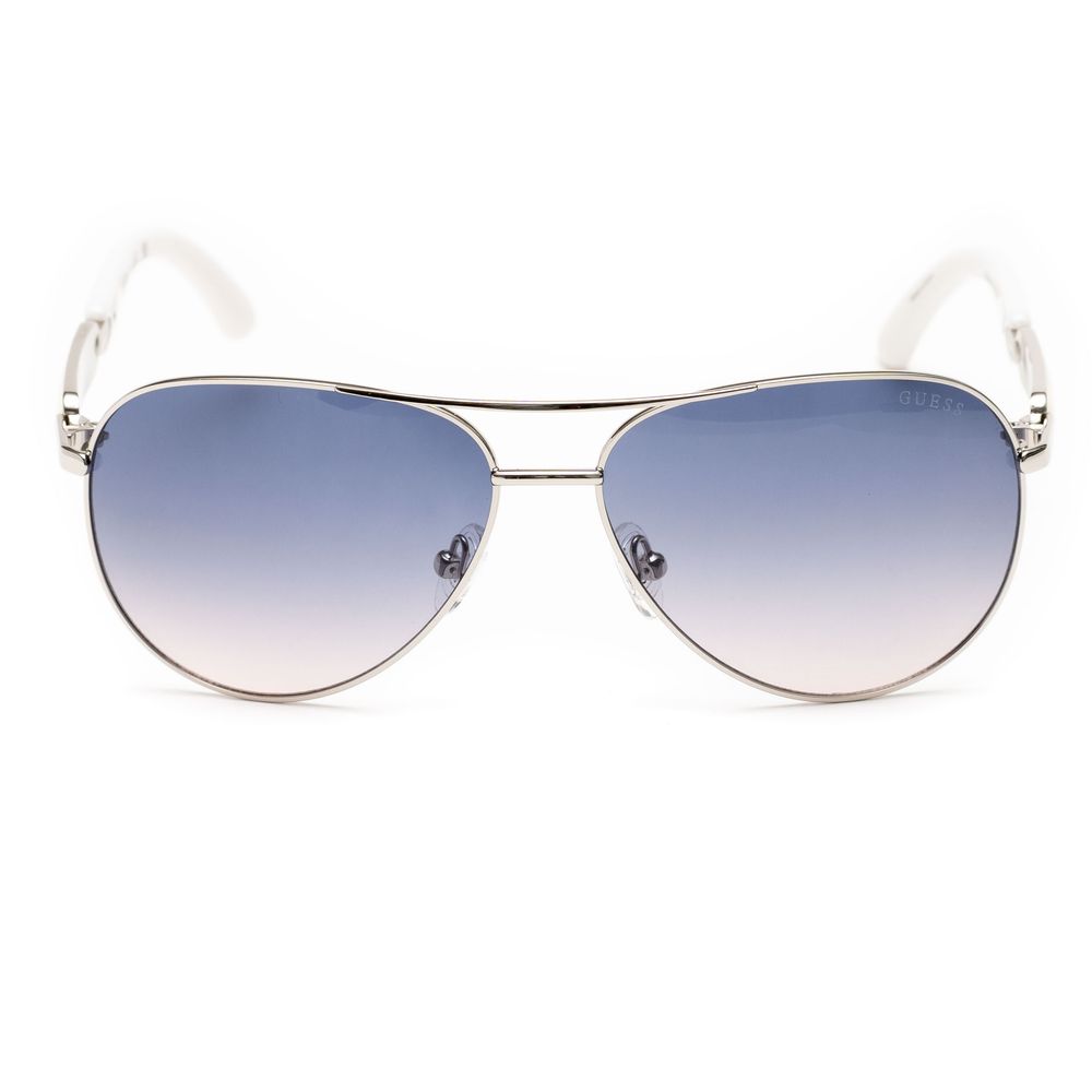 Guess Gray Gradient Metal Women Sunglasses w/ UV Protection