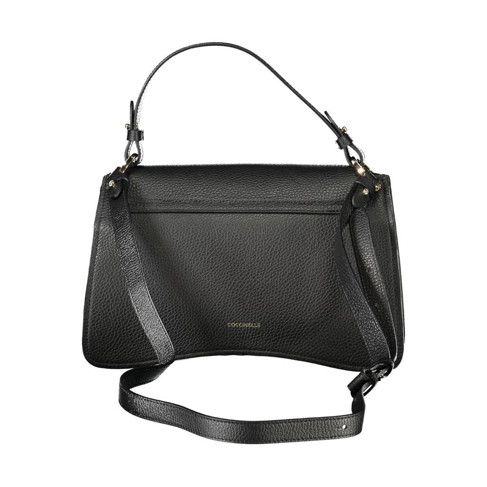 Coccinelle Black Leather Handbag - ACCEXO