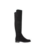 Stuart Weitzman Black Leather Over The Knee - ACCEXO