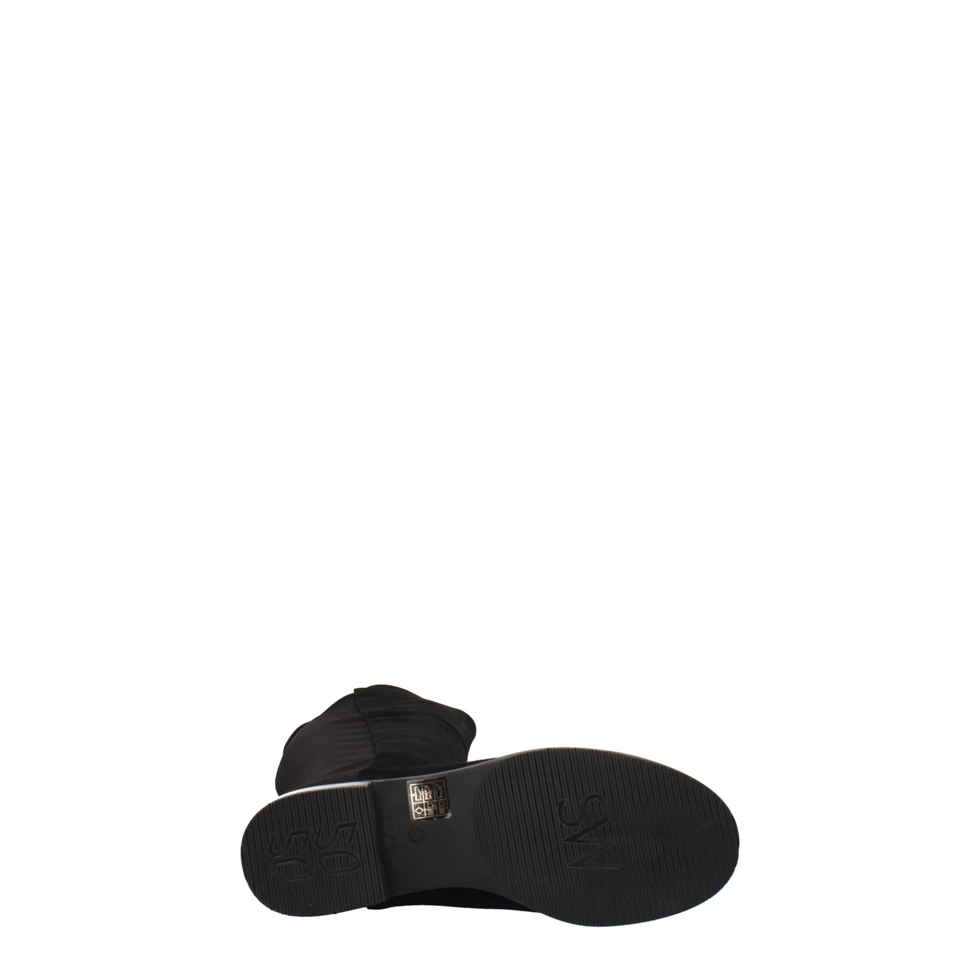 Stuart Weitzman Black Leather Over The Knee - ACCEXO