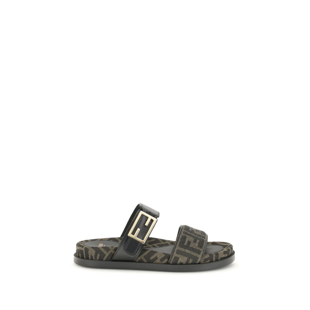 Fendi FF fabric sandal - ACCEXO