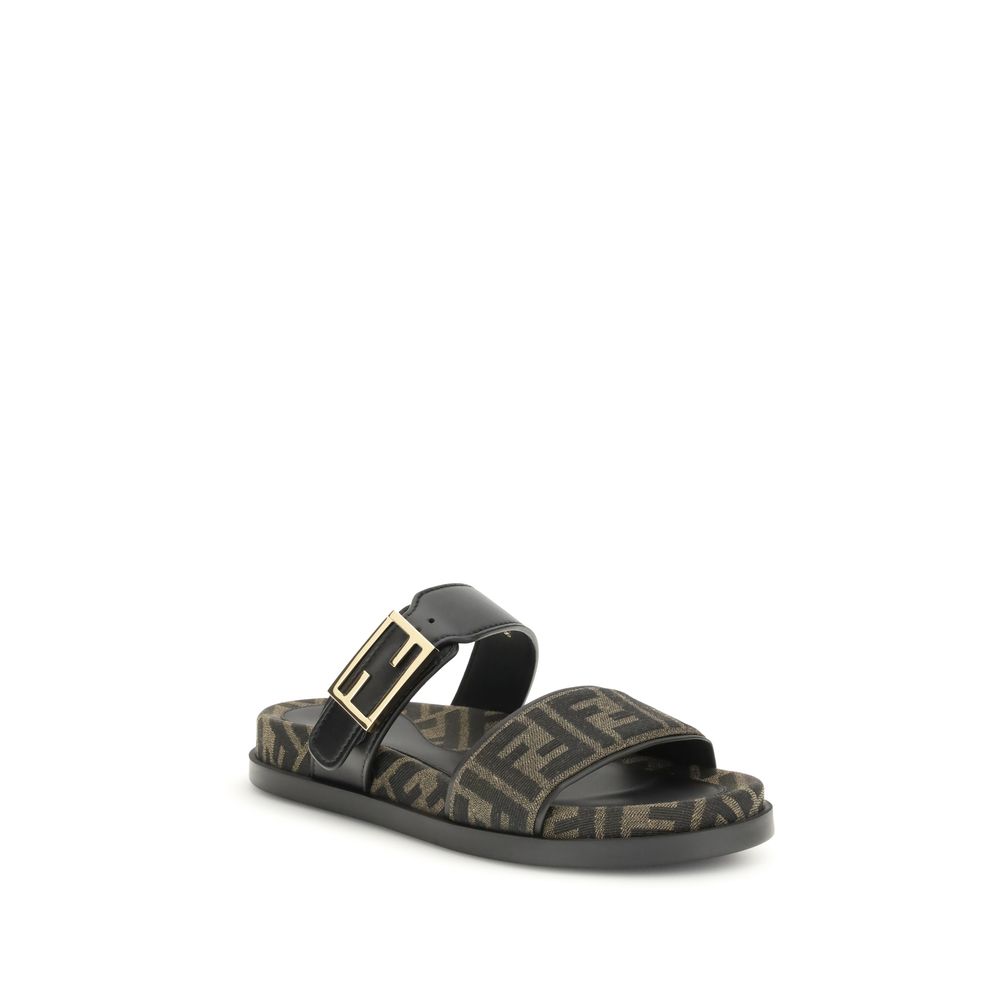 Fendi FF fabric sandal - ACCEXO