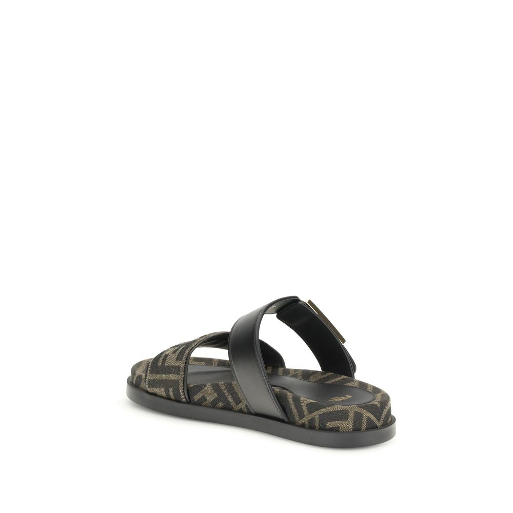 Fendi FF fabric sandal - ACCEXO