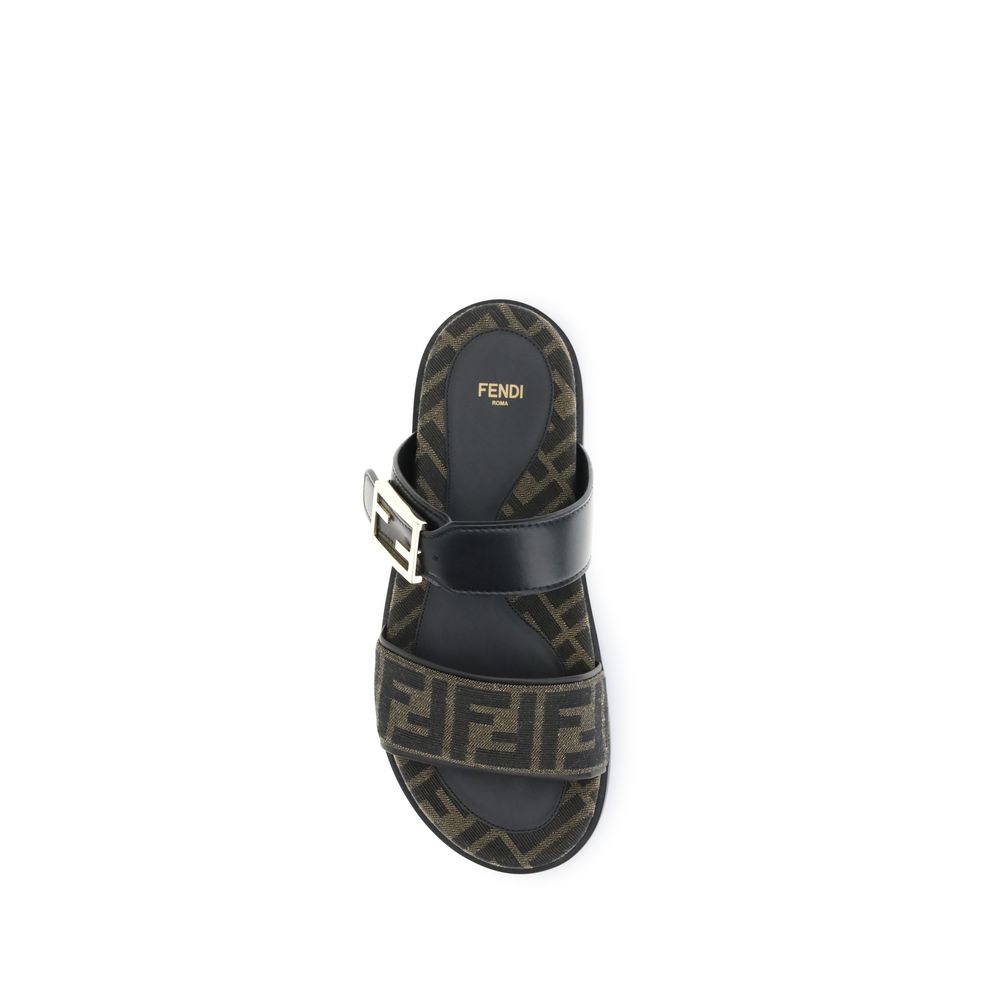 Fendi FF fabric sandal - ACCEXO