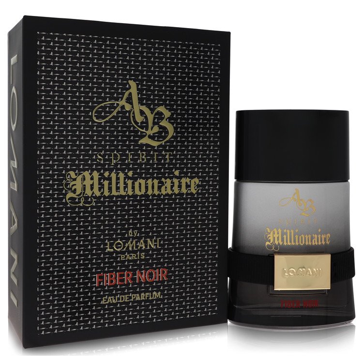 Ab Spirit Millionaire Fiber Noir Cologne By Lomani Eau De Parfum Spray