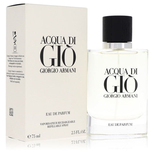 Acqua Di Gio Cologne By Giorgio Armani Eau De Parfum Refillable Spray