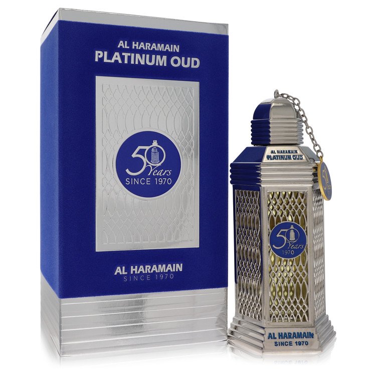 Al Haramain 50 Years Platinum Oud Perfume By Al Haramain Eau De Parfum Spray (Unisex)