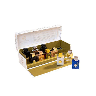 ARMAF CLUB DE NUIT 10 X 5 ML PARFUM SPRAY SET: INTENSE MAN + SILLAGE + URBAN MAN ELIXIR + ICONIC + MAN + INTENSE WOMAN + MILESTONE + UNTOLD + WOMAN + IMPERIALE