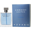 AZZARO CHROME UNITED 3.4 EAU DE TOILETTE SPRAY FOR MEN BY AZZARO