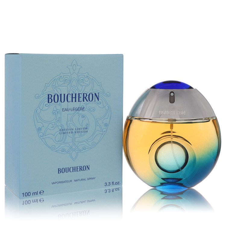 Boucheron Eau Legere Perfume By Boucheron Eau De Toilette Spray (Blue Bottle, Bergamote, Genet, Narcisse, Musc)