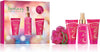 FANTASY BRITNEY SPEARS 4 PCS SET FOR WOMEN: 3.4 HAIR MIST + 1.7 BODY SOUFFLE + 1.7 BODY WASH + BATH POUF BY BRITNEY SPEARS