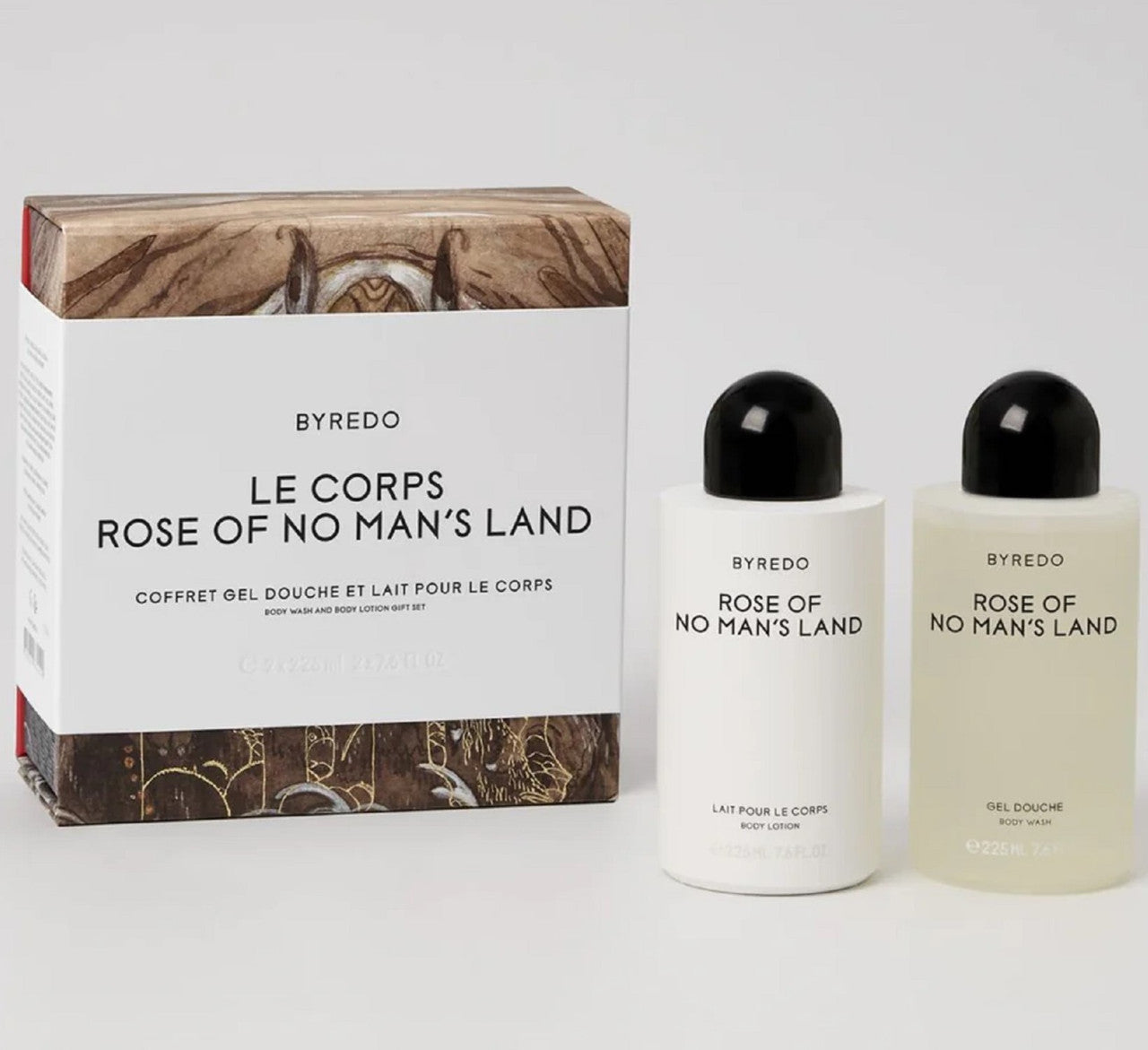 BYREDO LE CORPS ROSE OF NO MAN'S LAND 2 PCS SET: 7.6 BODY WASH + 7.6 BODY LOTION