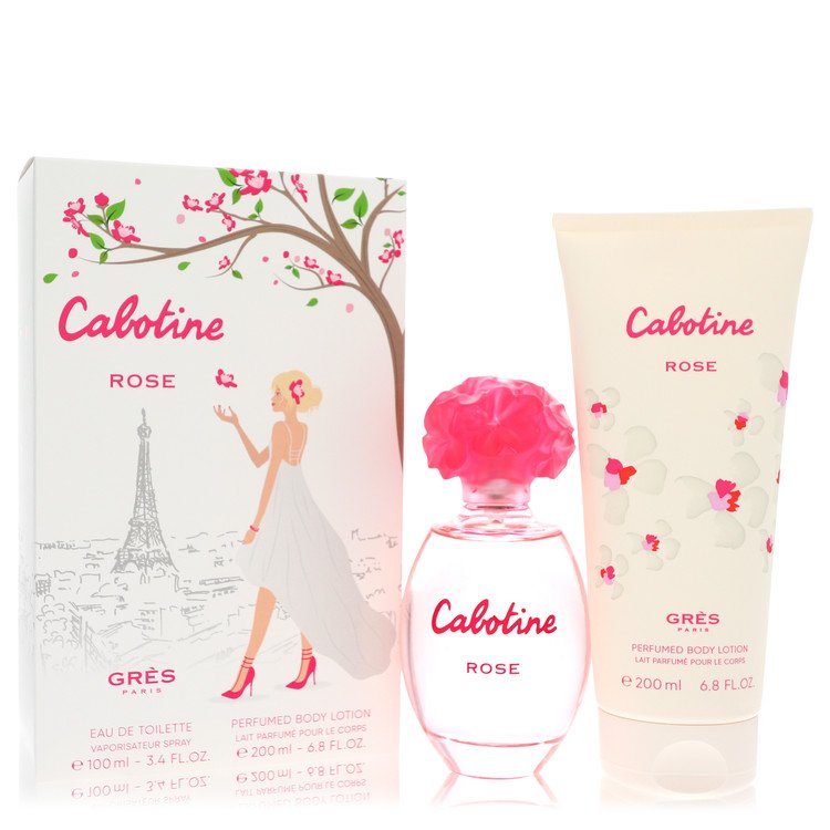 Cabotine Rose Perfume By Parfums Gres Gift Set