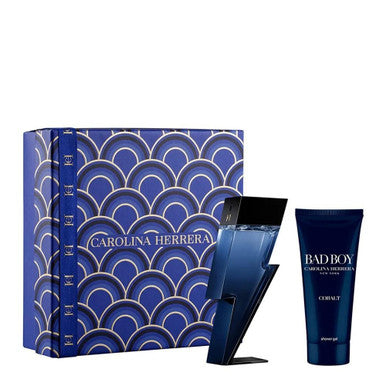Carolina Herrera Bad Boy Cobalt 2 Pcs Set: 3.4 Eau De Parfum Electrique Spray + 3.4 Shower Gel - ACCEXO
