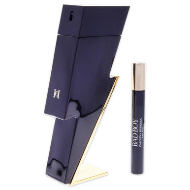 Carolina Herrera Bad Boy 2 Pcs Set For Men: 3.4 Eau De Toilette Spray + 0.34 Eau De Toilette Spray - ACCEXO