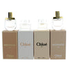 CHLOE 4 PCS SET FOR WOMEN: NOMADE 0.16 EAU DE TOILETTE MINI + ROSE TANGERINE 0.16 EAU DE TOILETTE MINI + CHLOE 0.16 EAU DE PARFUM MINI + NOMADE 0.16 EAU DE PARFUM MINI BY CHLOE