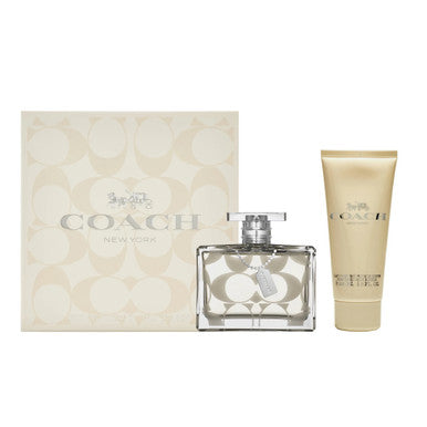 Coach Signature 2 Pcs Set For Women: 3.3 Eau De Parfum Spray + 3.3 Body Lotion (Travel) - ACCEXO