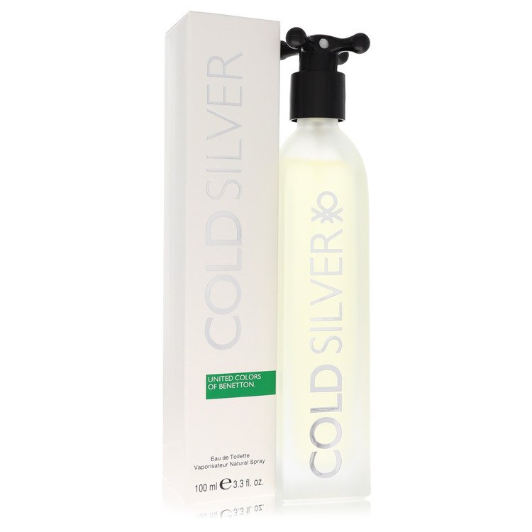 Benetton - Cold Silver Cologne By Benetton Eau De Toilette Spray. SKU: 502025