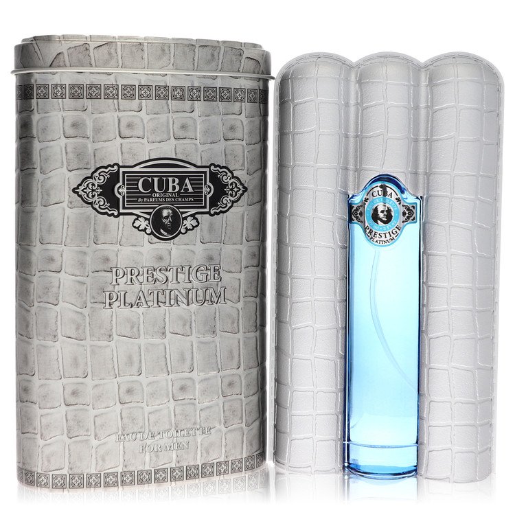 Cuba Prestige Platinum Cologne By Fragluxe Eau De Toilette Spray