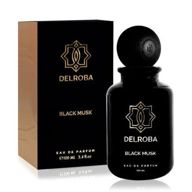 Delroba Black Musk 3.4 Eau De Parfum Spray For Men - ACCEXO