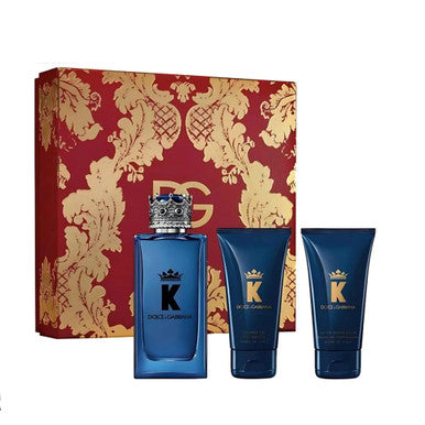 A Dolce & Gabbana 'K' men's fragrance set containing a 3.3 eau de parfum spray, 1.