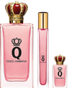 DOLCE & GABBANA "Q" 3 PCS SET FOR WOMEN: 3.3 EAU DE PARFUM SPRAY + 0.33 EAU DE PARFUM SPRAY + 0.17 EAU DE PARFUM