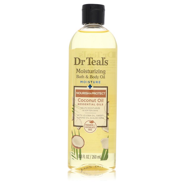 Dr Teal's Moisturizing Bath & Body Oil Perfume By Dr Teal's Nourishing Coconut Oil with Essensial Oils, Jojoba Oil, Sweet Almond Oil and Cocoa Butter