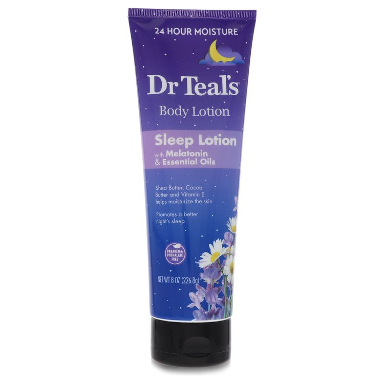 Dr Teal's Sleep Lotion Perfume By Dr Teal's Sleep Lotion with Melatonin & Essential Oils Promotes a better night's sleep (Shea butter, Cocoa Butter and Vitamin E