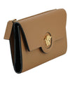 Brown Calf Leather Medusa Wallet